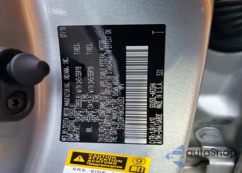 2019 Toyota Highlander Limited z USA, uszkodzony, nr VIN 5TDYZRFH9KS345053